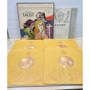 Gounod Faust 4LP Box Set Victoria De Los Angeles Angel 3622 Nicolai Gedda